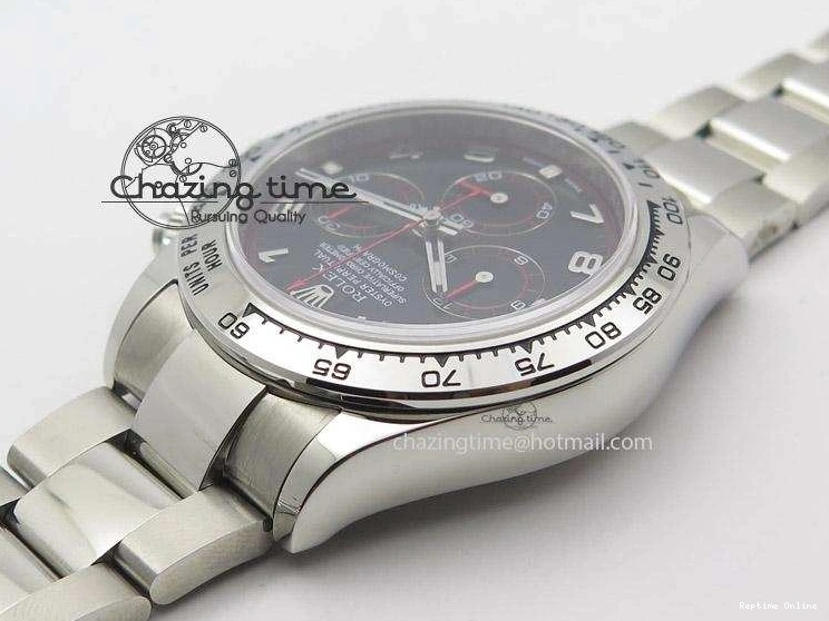 0216 SmartChoice Daytona 116509 JF Best Edition Black Dial On SS Bracelet A 4023